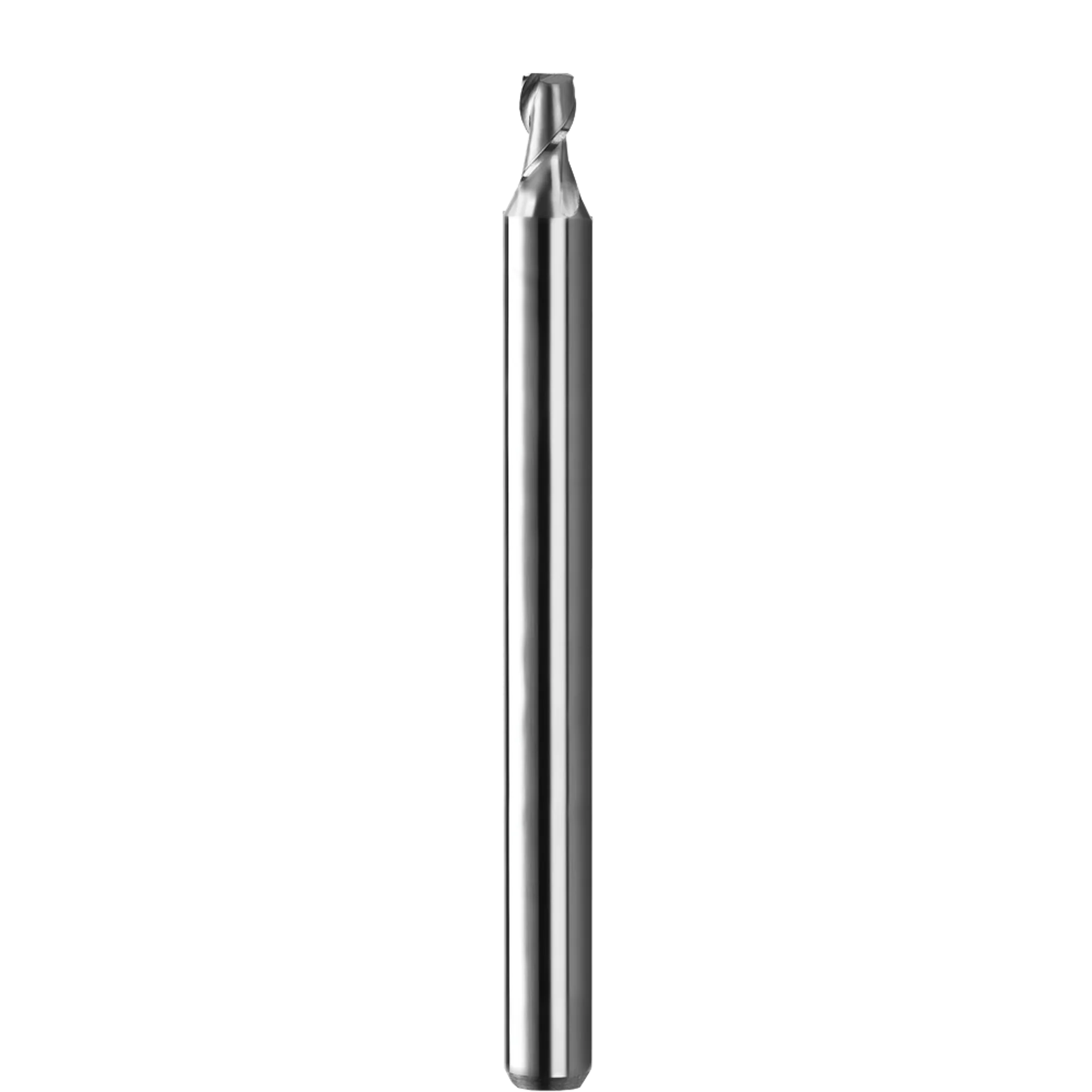 Micro Cortador Vertical, Diam. Cte. 0.0200 pulg, 2 Flautas, Punta Plana