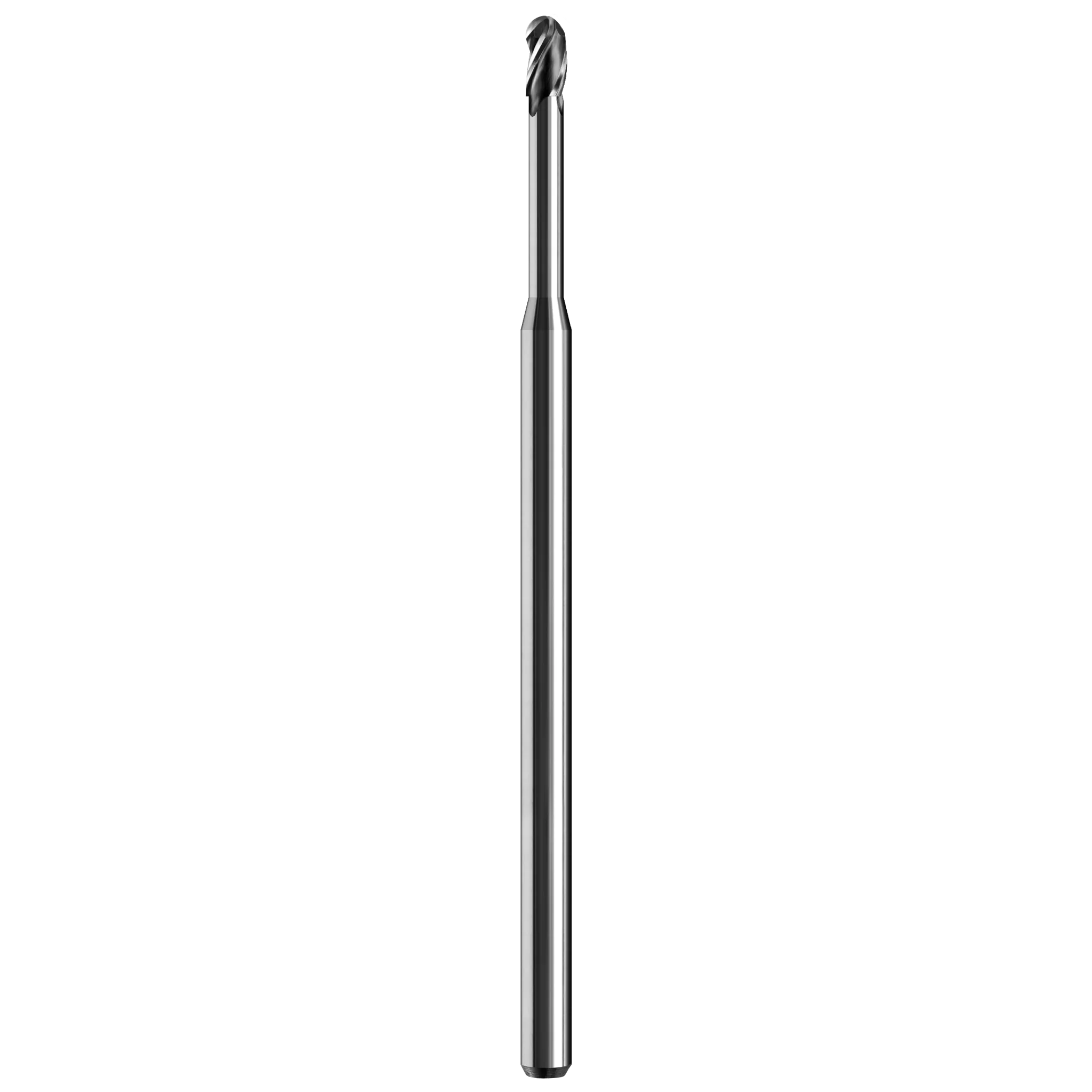 Micro Cortador Vertical, Diam. Cte. 0.0200 pulg, 3 Flautas, Punta Bola