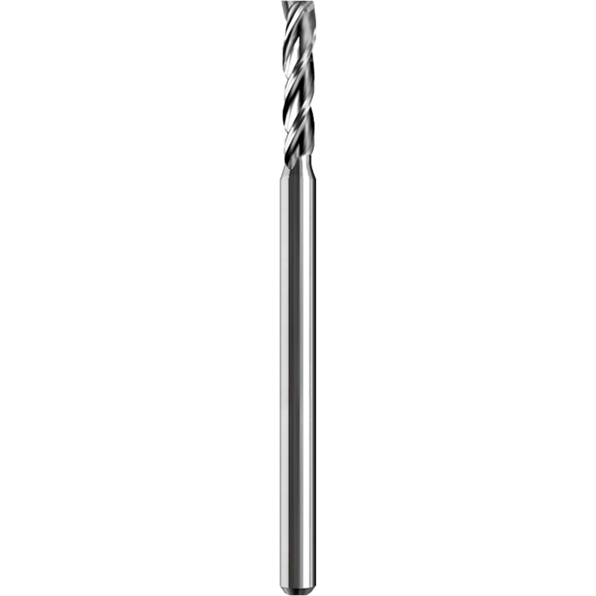 Micro Cortador Vertical, Diam. Cte. 0.0600 pulg, 3 Flautas, Punta Plana