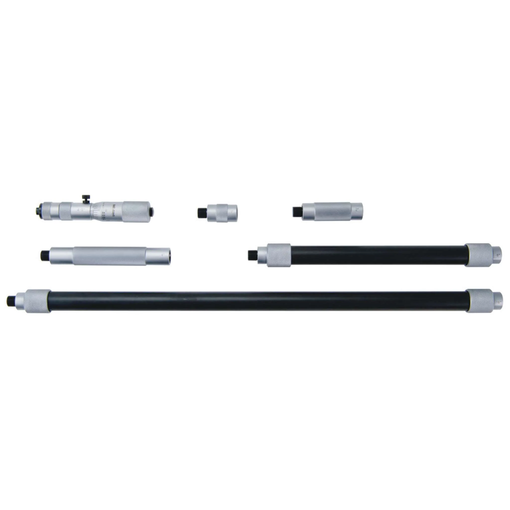 Micrómetro de interiores tipo tubular con extensión 4-36 pulg