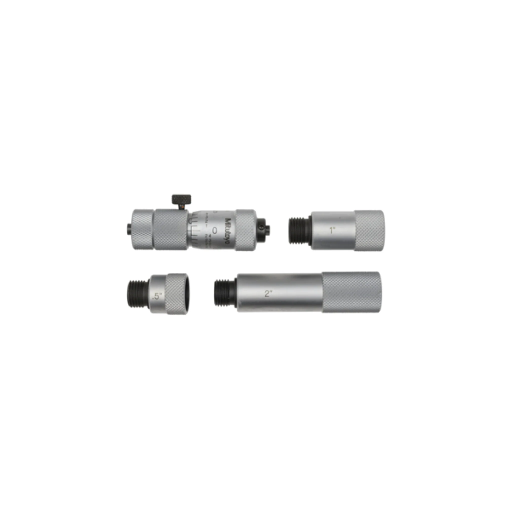 Micrómetro de interiores tipo tubular con punta de carburo 2-6 pulg