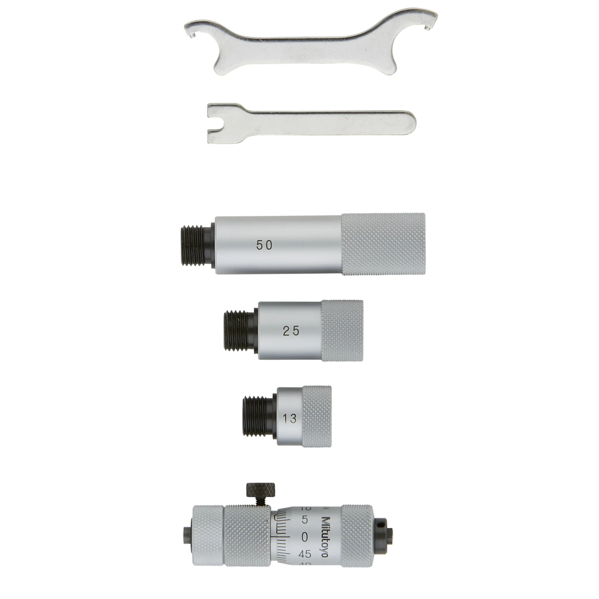 Micrómetro de interiores tipo tubular con punta de carburo 50-150mm