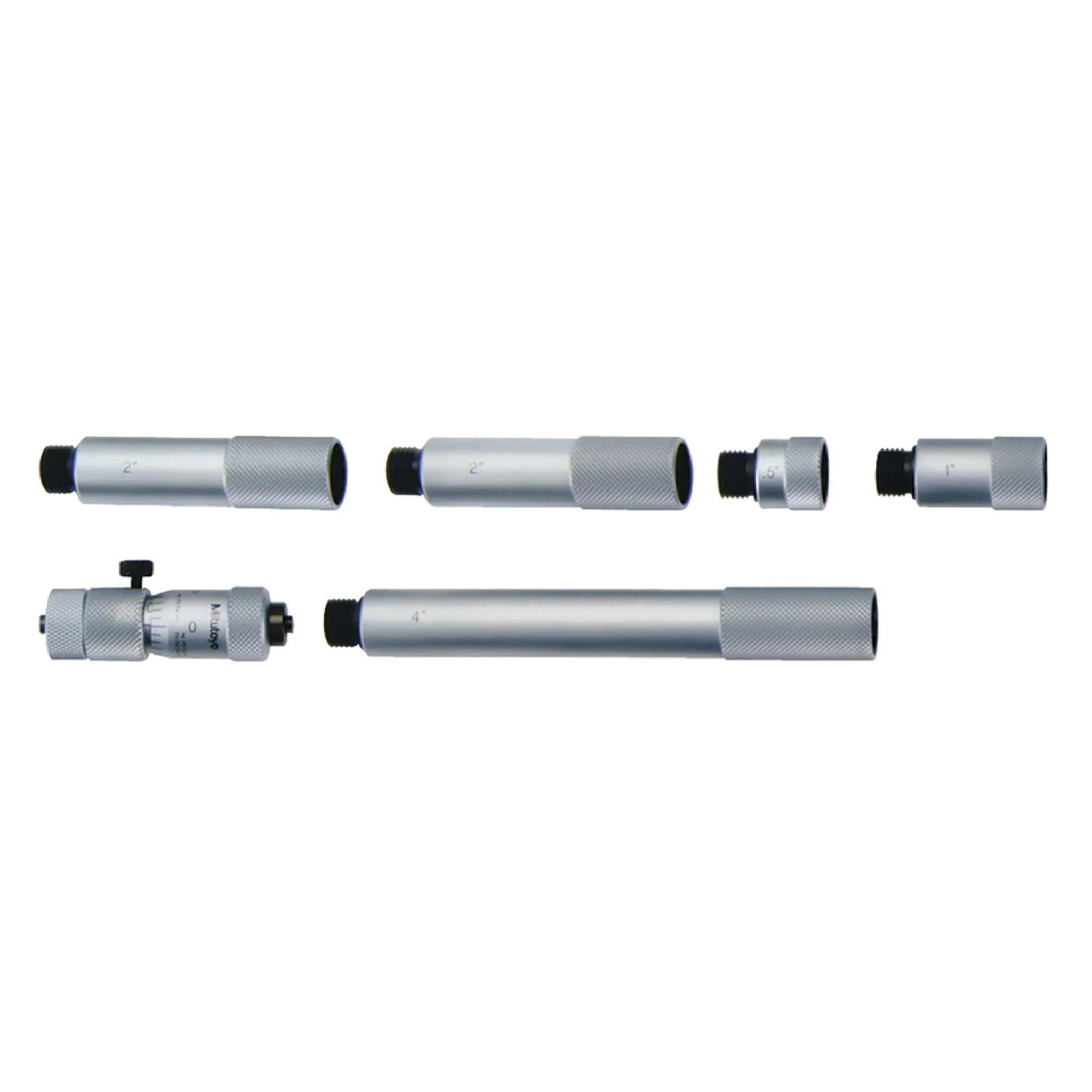 Micrómetro de interiores tipo tubular, Superficie de medición endurecida 2-12 pulg