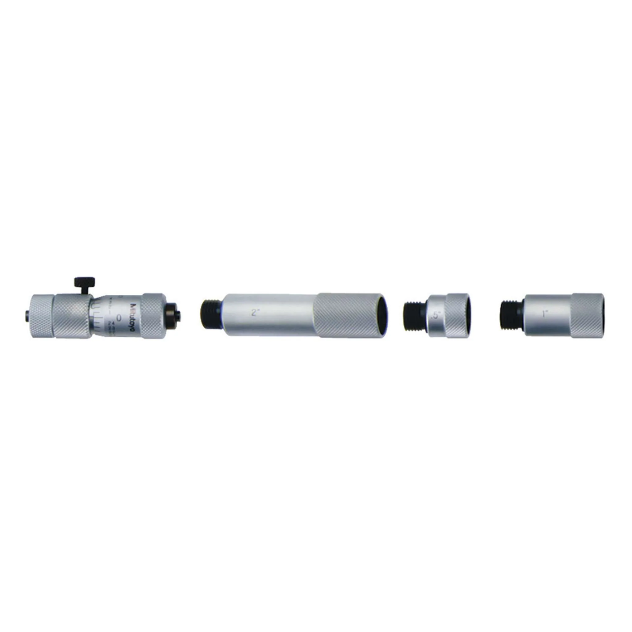 Micrómetro de interiores tipo tubular, Superficie de medición endurecida 2-6 pulg