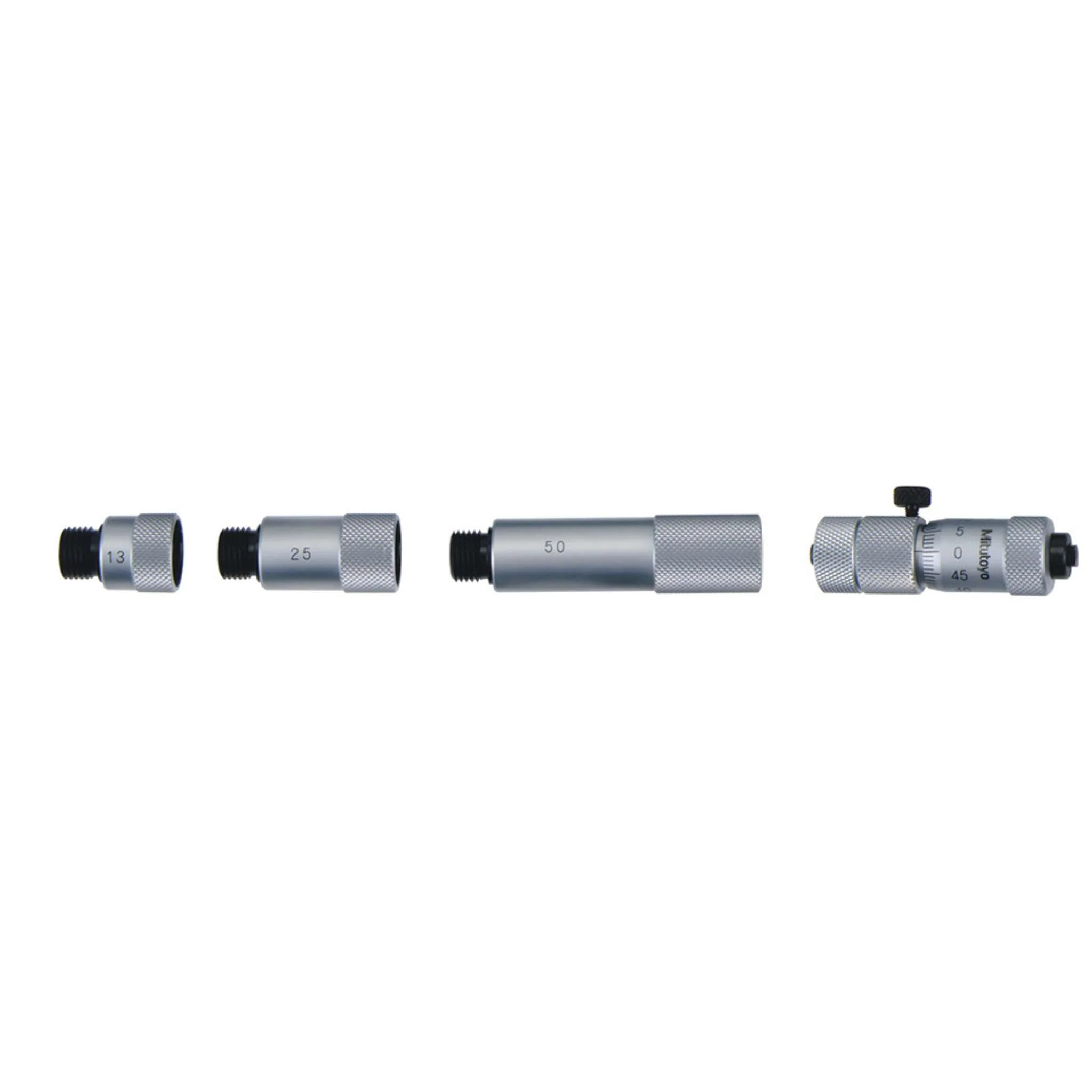 Micrómetro de interiores tipo tubular, Superficie de medición endurecida 50-150mm