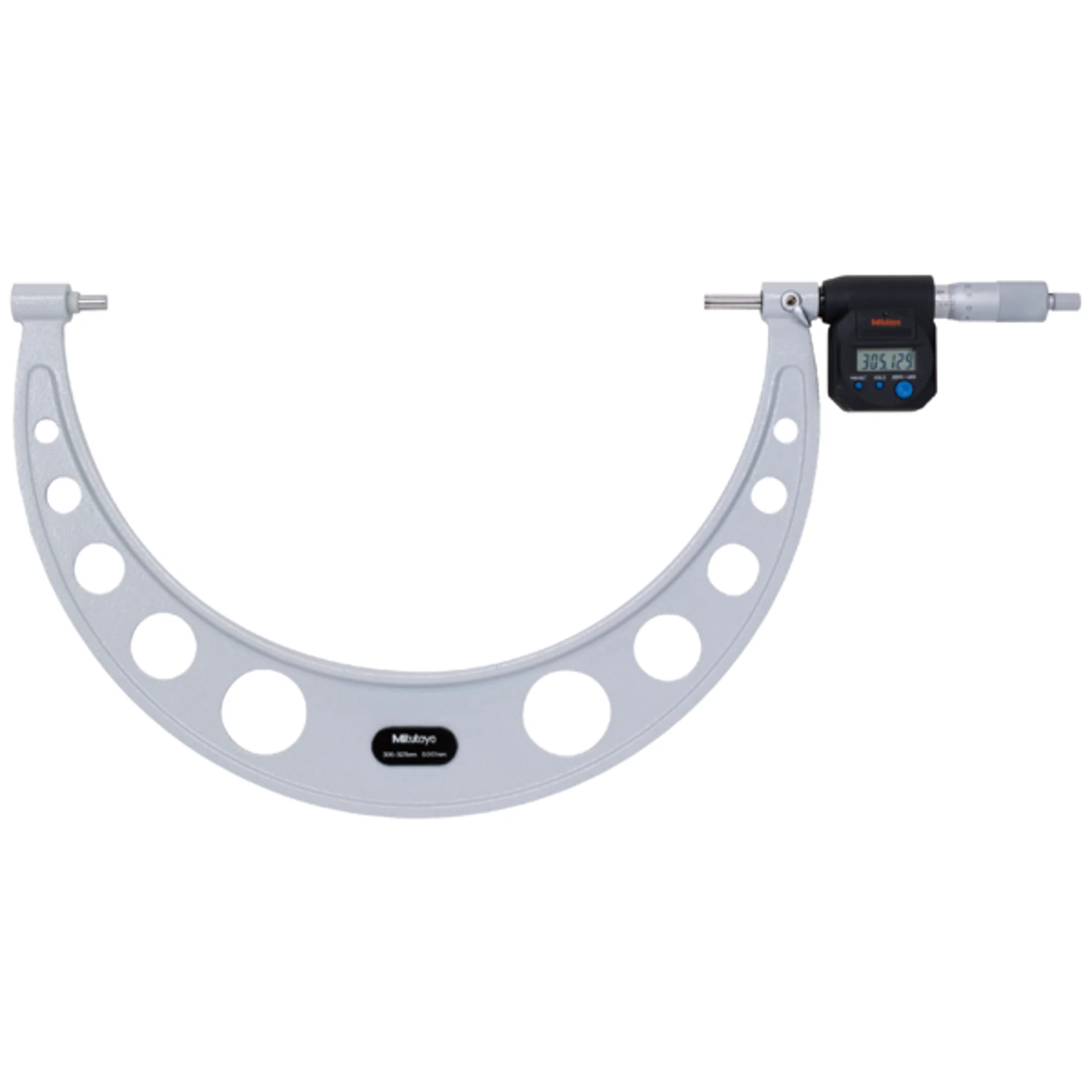 Micrómetro Digital para Exteriores Digimatic, Intervalo de 350-375 mm, Fuerza de Medición de 10 a 15 N, Con Salida de Datos