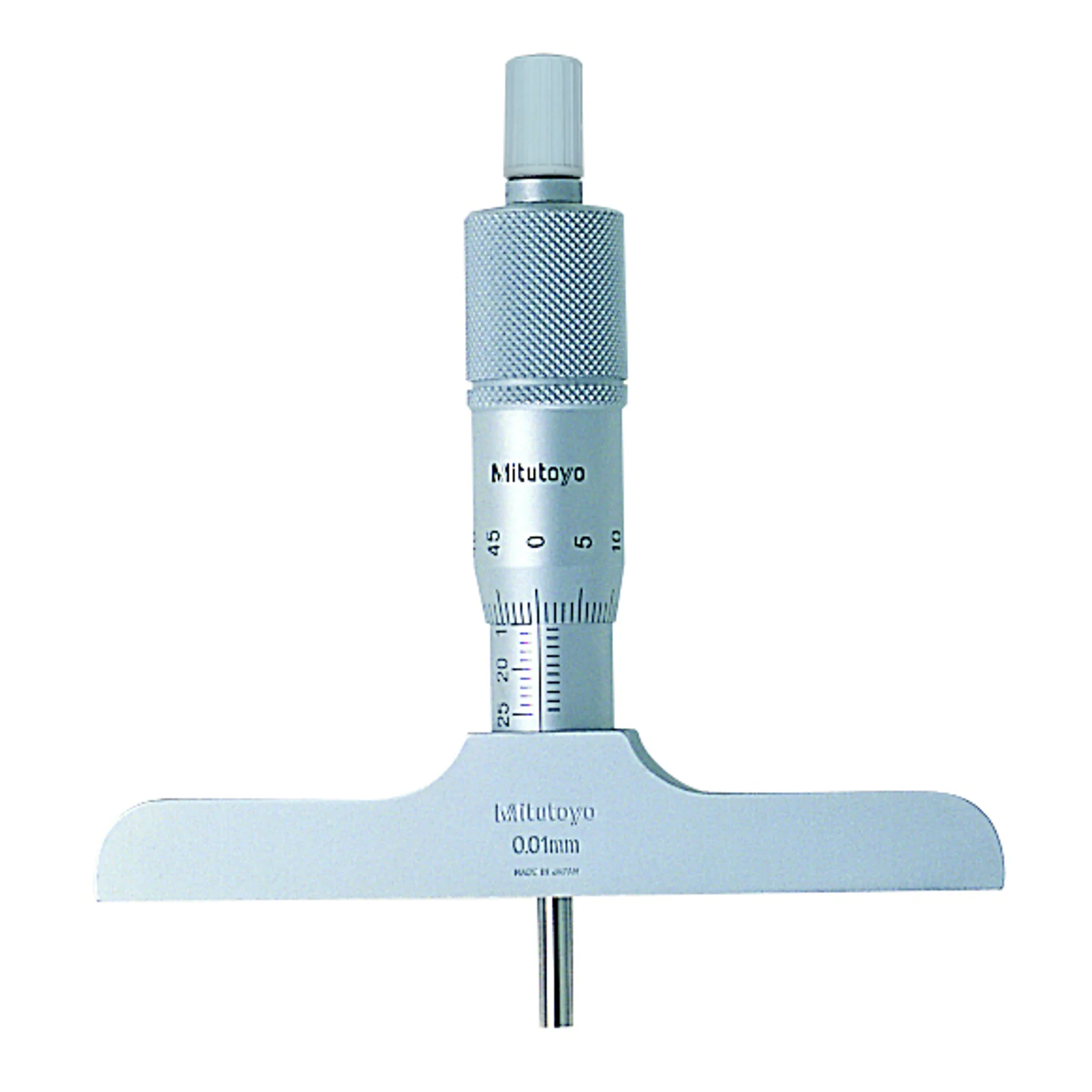 Micrómetro para profundidad 0-25mm, 101mm Base