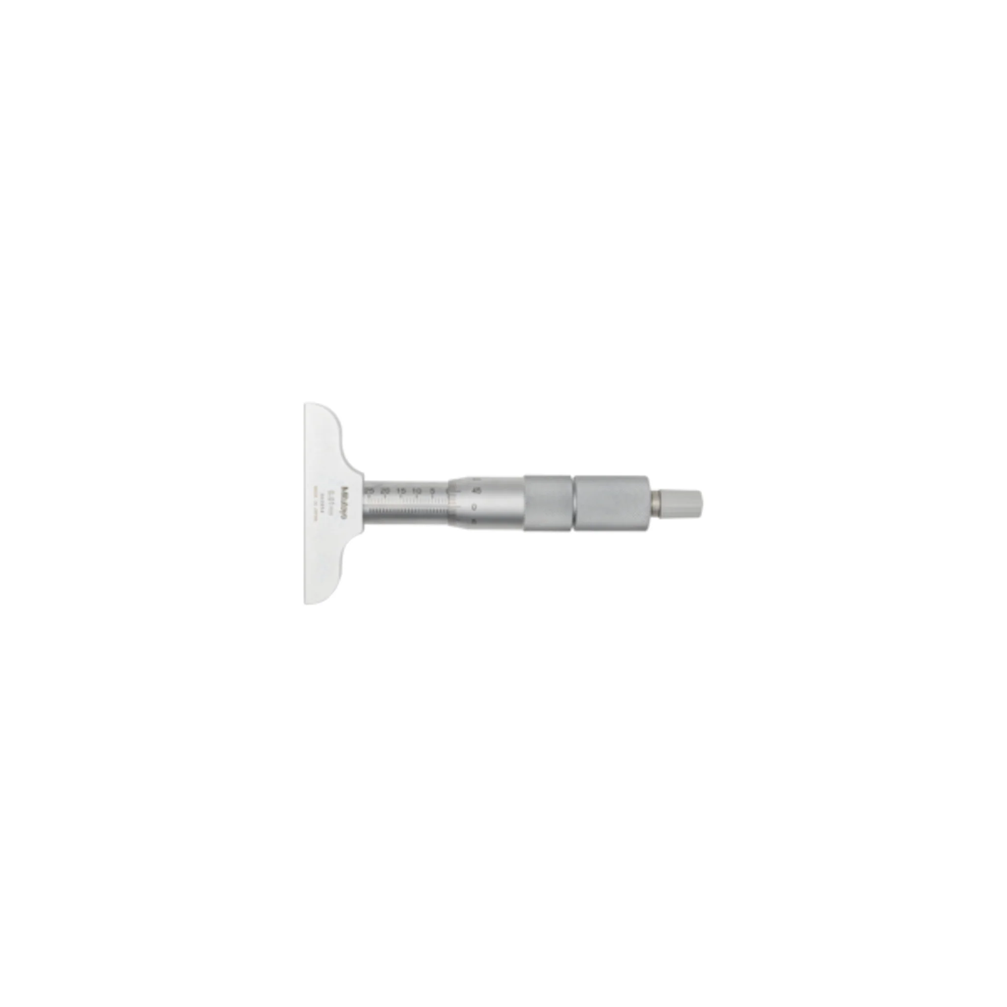Micrómetro para  profundidad, Varillas intercambiables  0-25mm, 63mm Base