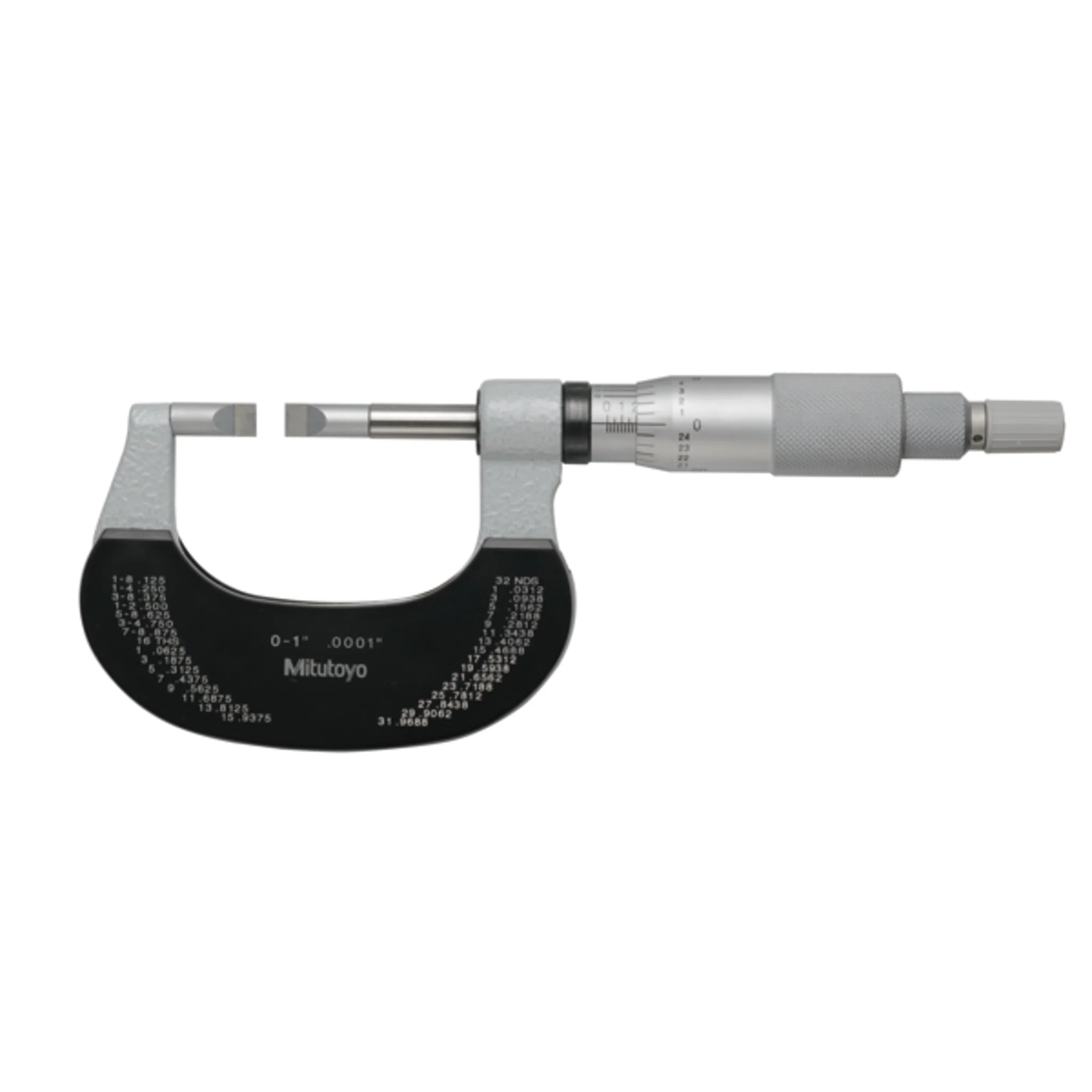 Micrómetros de cuchilla, hoja de carburo de 0-1 pulg, cuchilla de 0.4mm