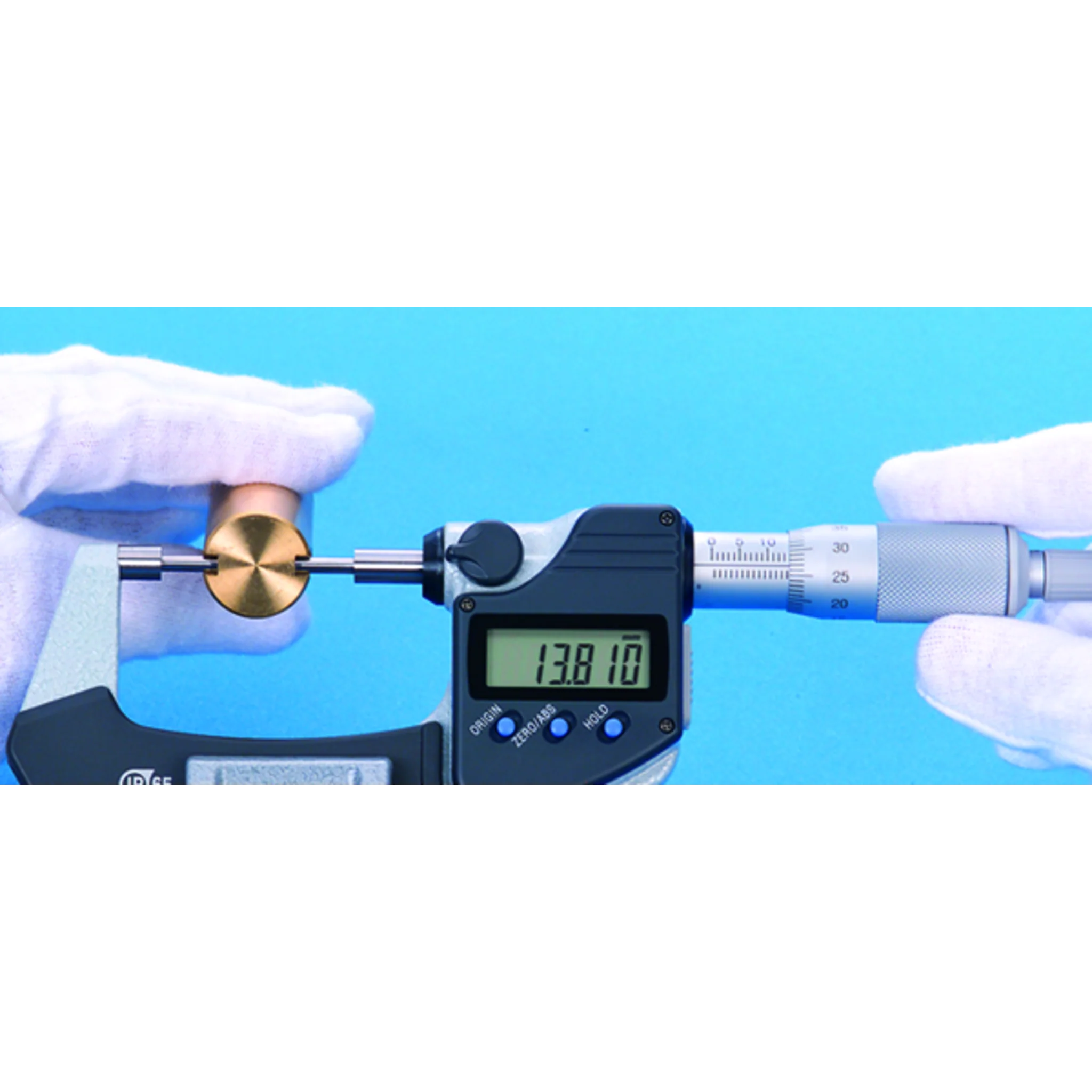 Micrómetros Digimatic con Topers Delgados IP65 0-25mm, 2mm Cara de medición - Image 2