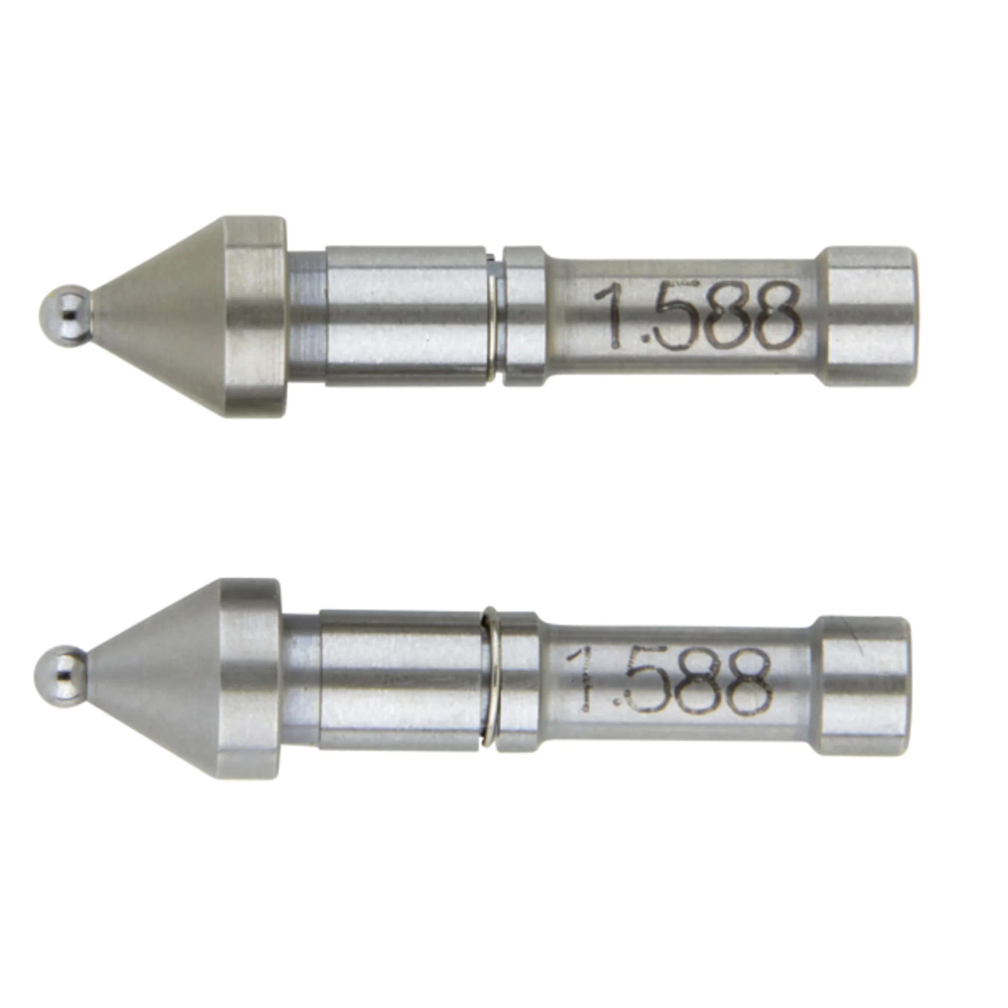 Puntas de bola intercambiables para tope/husillo 1.588mm (1/16 pulg)