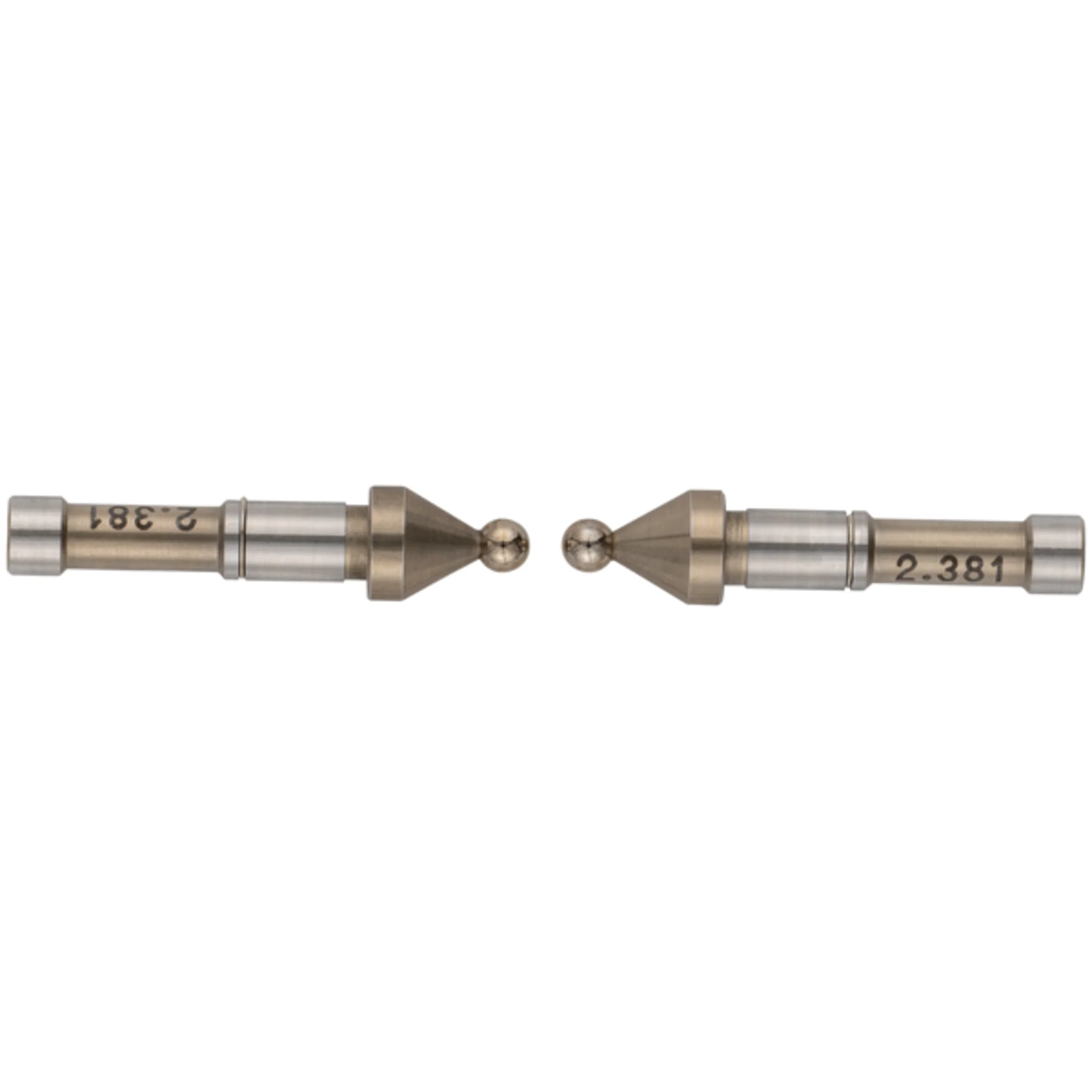 Puntas de bola intercambiables para tope/husillo 2.381mm (3/32 pulg)