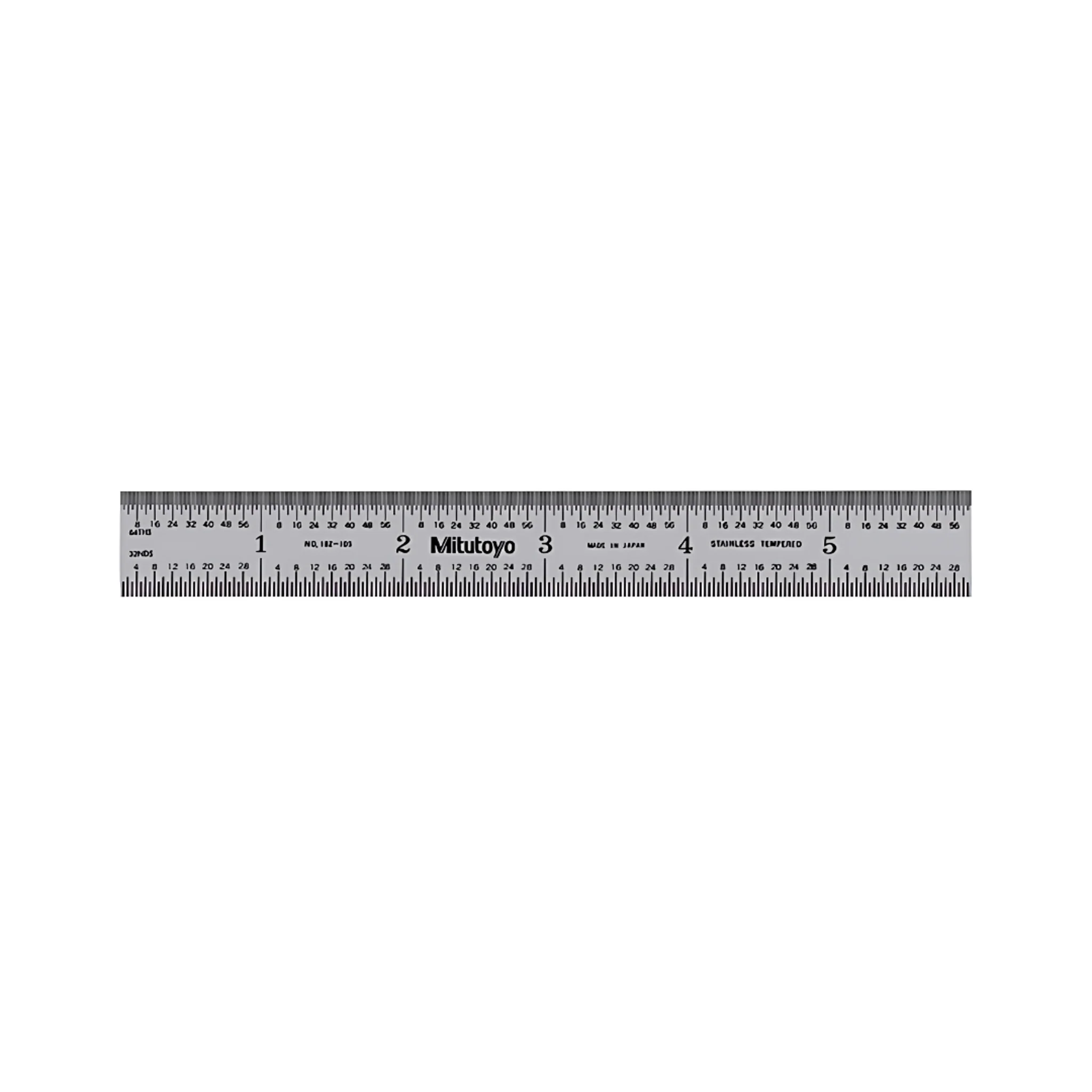 Regla de acero | rígida ancha 150mm/6 pulg, mm/pulg