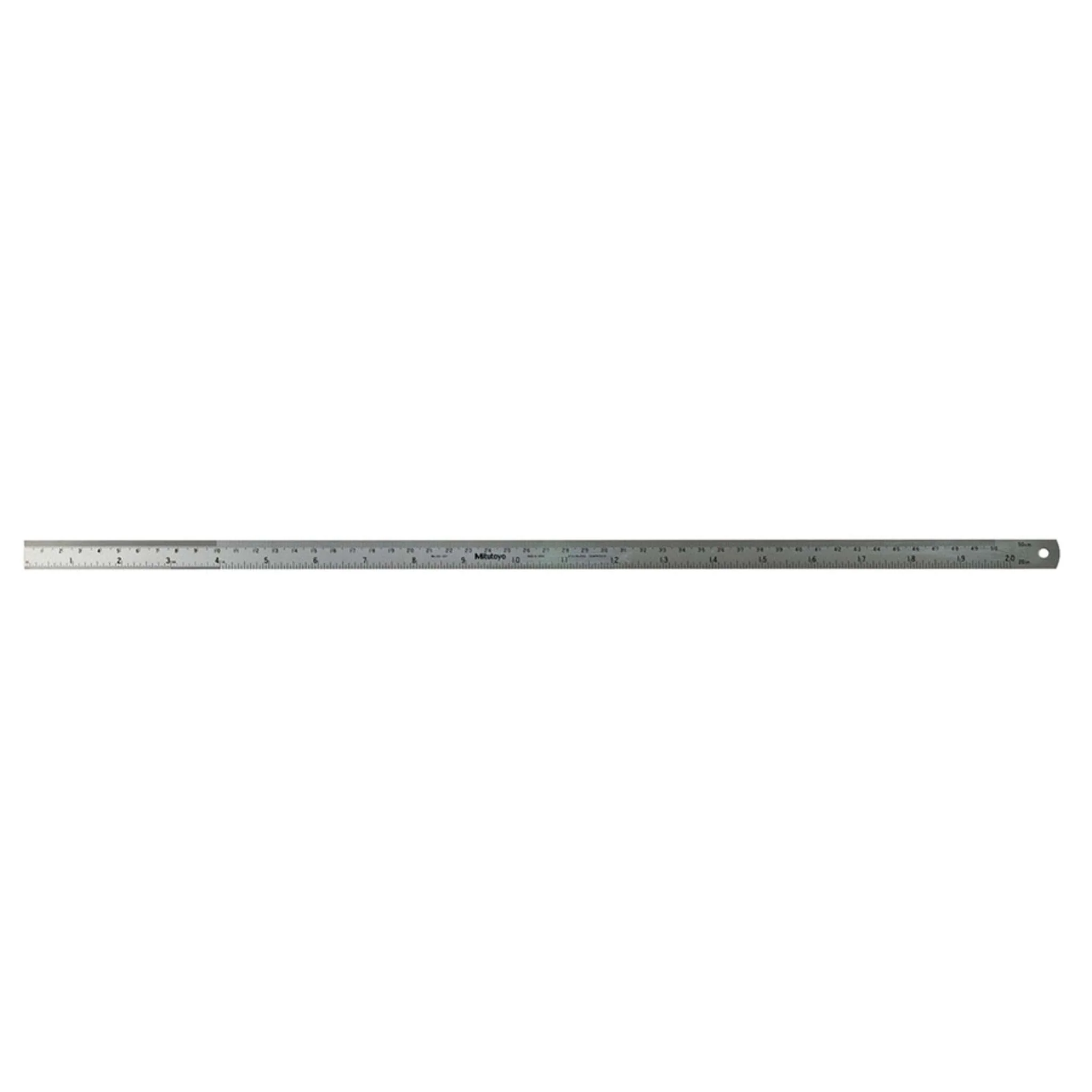 Regla de acero, Regla semiflexible 500mm/20 pulg, mm/pulg