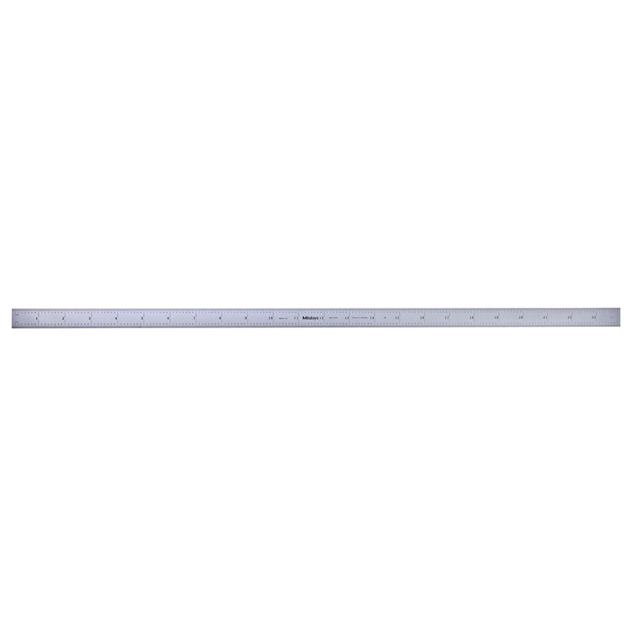 Regla de acero, Regla totalmente flexible  24 pulg, pulg