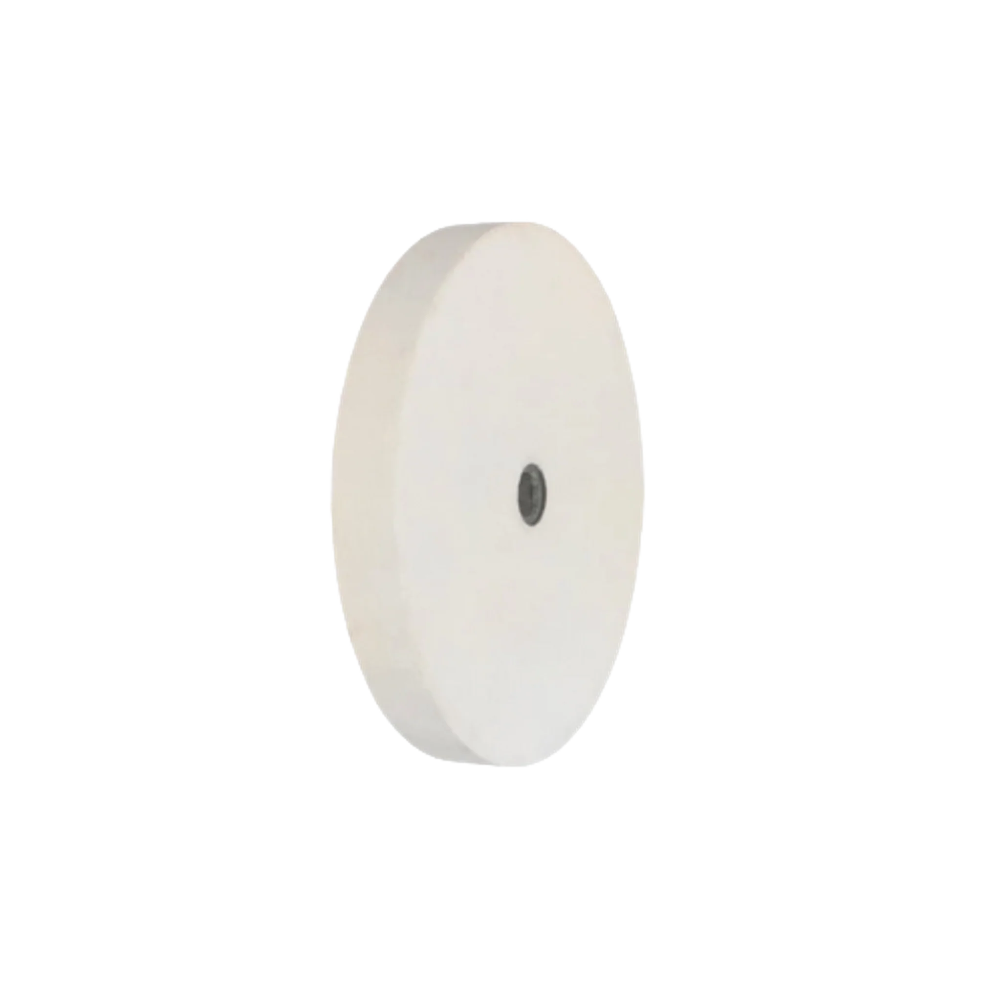Rueda de óxido de aluminio blanca tipo 1 d=400 esp=40 barr=127