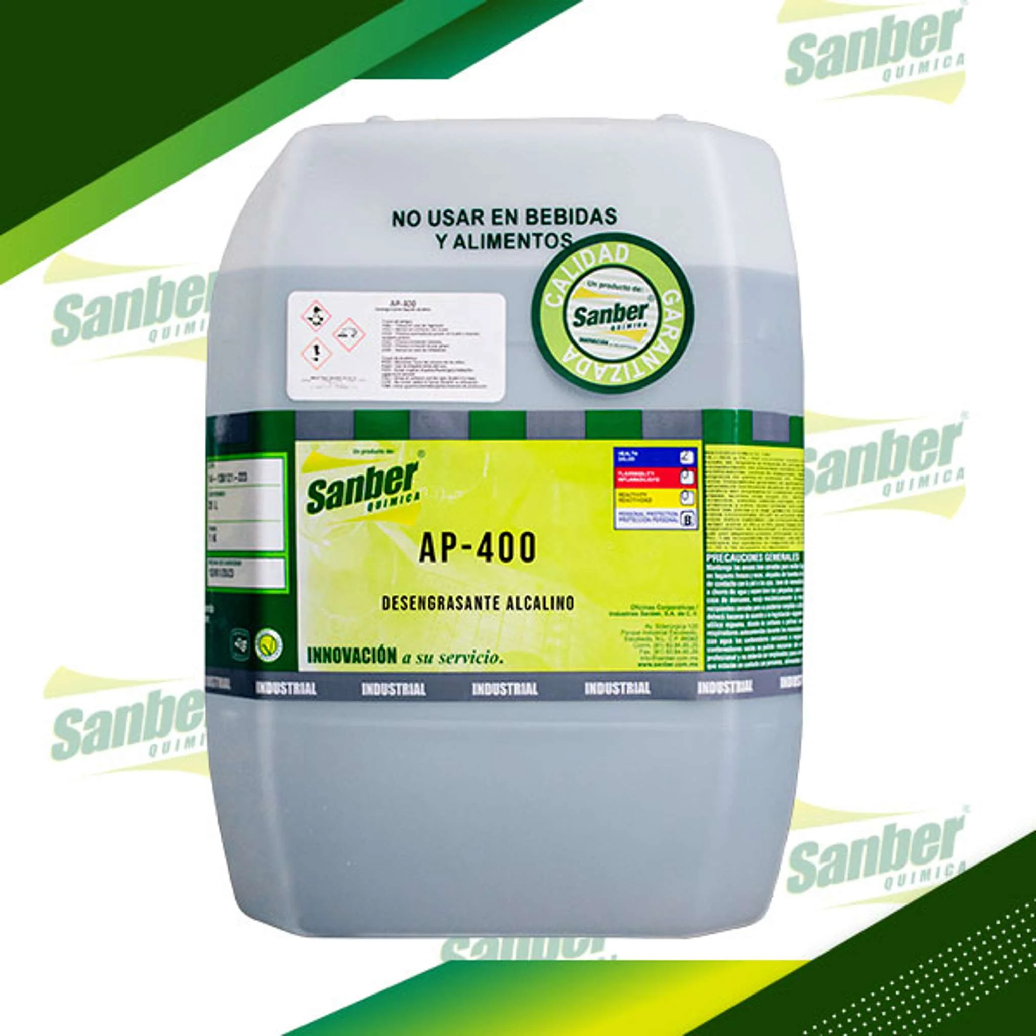Sanber Desengrasante Alcalino Galón 4 Litros