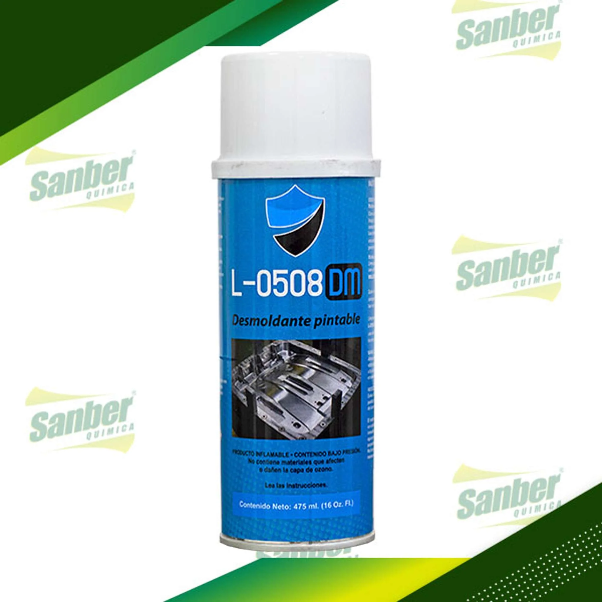 DM DESMOLDANTE PINTABLE SPRAY 16 OZ. Bote